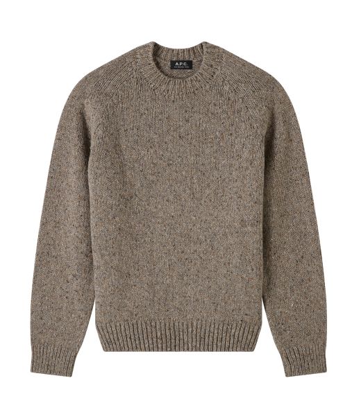 Knitwear, Cardigans Time-Limited Discount Men Harris Sweater A.p.c. Bae - Taupe|Lad - Charcoal Gray
