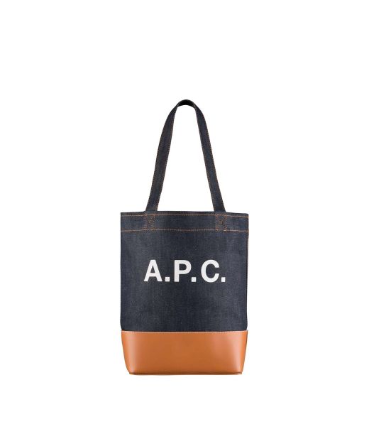 Caf - Caramel|Iak - Dark Navy Axel Small Tote Bag A.p.c. Men Bags Pure
