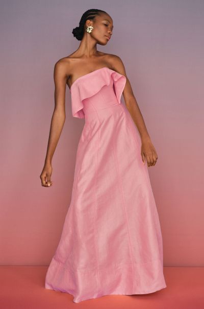 Shallows Strapless Gown Aje Women Party Dressing Bon Bon Pink